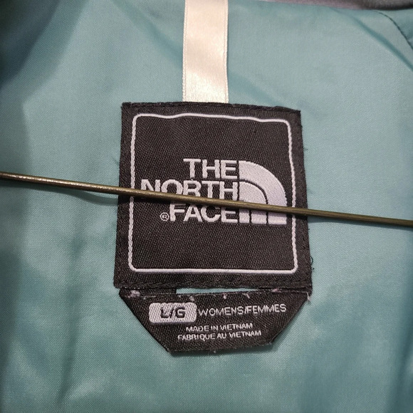 The North Face Series 550 Down Fill Puffer Jacket Teal Size Large - Flawed - Picture 2 of 16